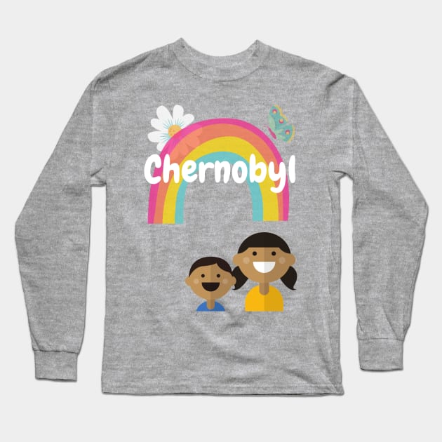 Chernobyl Happy Kids Long Sleeve T-Shirt by DennisMcCarson